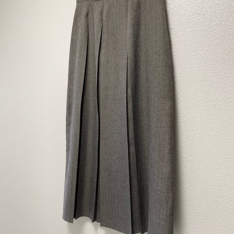 販売継続品 / fig London wool mood ボックスプリーツスカート