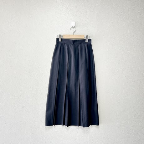 fig London woolmood boxpleats スカート