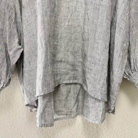 NATURAL LAUNDRY  リネンスモッグスリーブシャツ