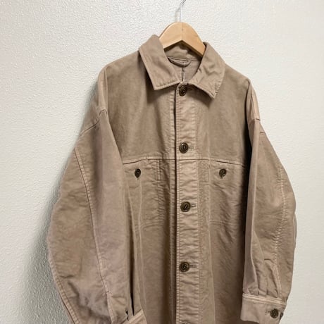 未使用品 / nest Robe / コットンモールスキンビッグシャツジャケット