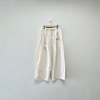 2025SS / 人気完売色 grin CコットンストレッチタックパイプPT
