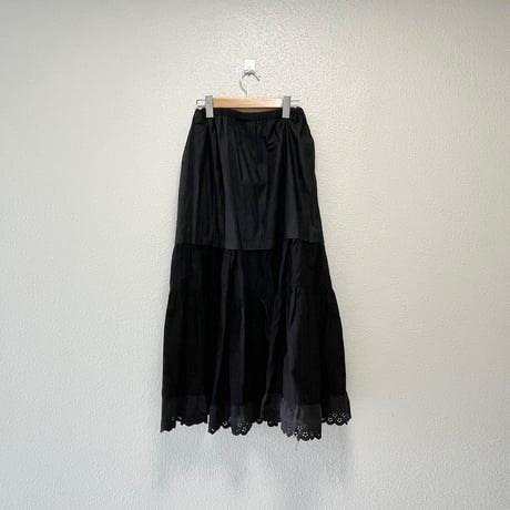 MidiUmi レースギャザースカート