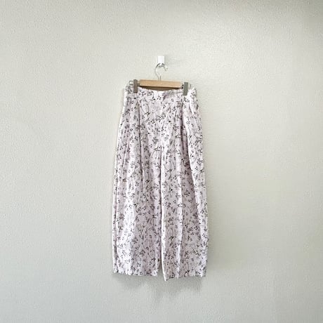 Nest Robe  UpcycleLino Flowers パンツ