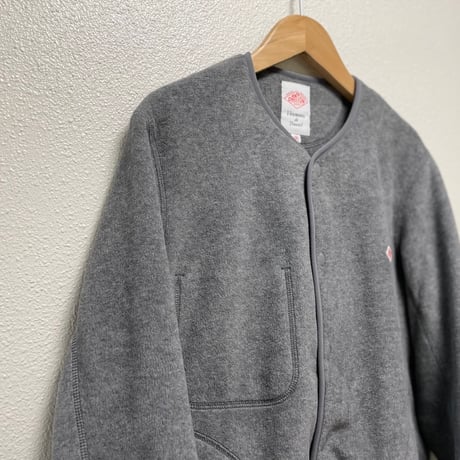 継続販売品 / DANTON  FLEECE COLLARLESS JACKET