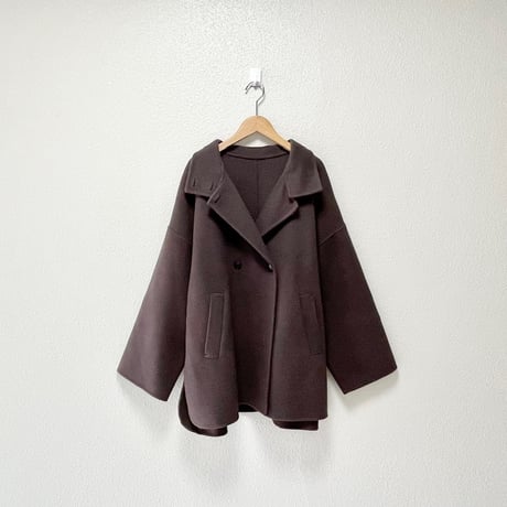 2024AW / SLOBE IENA souple woolダブルフェイススタンドコート
