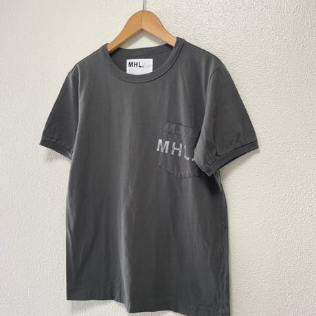 MHL. PRINTED COTTON JERSEY LOGO T-SHIRT