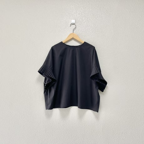 mizuiro ind pleats slv P/O プリーツスリーブプルオーバー
