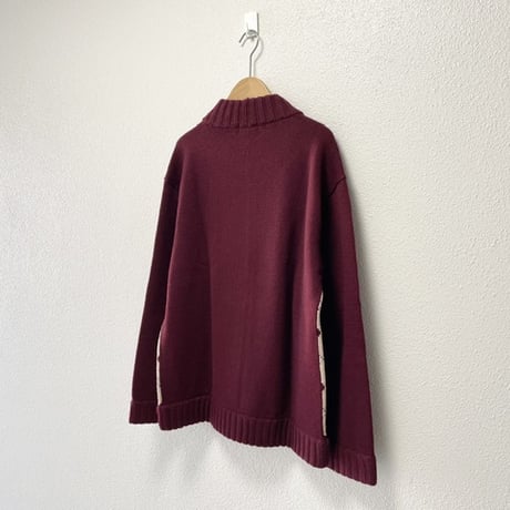 未使用品 / BURBERRY BLACK LABEL ジップアップ ニットカーディガン