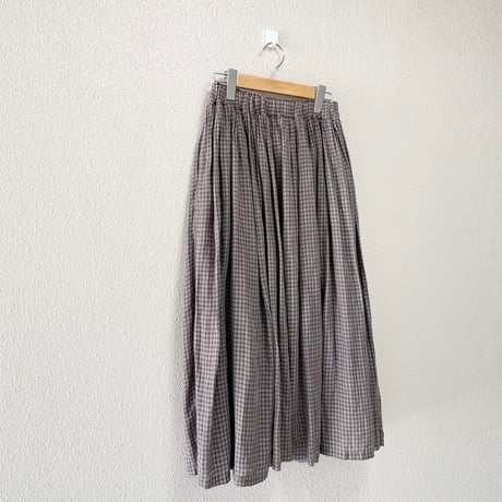 タグ付き未使用品 /  Antiquités noir ギャザースカート