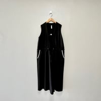 2024AW / sirone フラップネックスリーブレスコンビネゾン