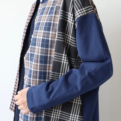【3色展開】select パッチワークカットソー