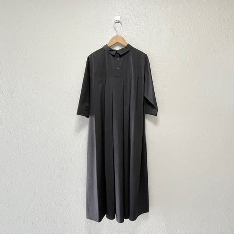 2025SS / 販売継続品 / STAMP and DIARY クロスカラー フレアタック ワンピース