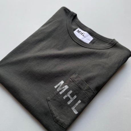 MHL. PRINTED COTTON JERSEY LOGO T-SHIRT