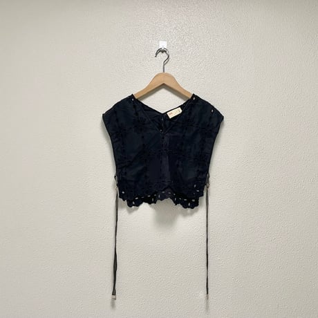 NANO universe LB.03 Section アイレットエンブロイダリーショートベスト