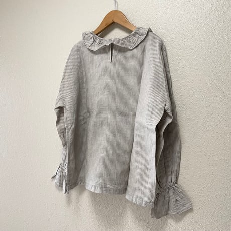 あたう洋裁店 フリル襟ブラウス