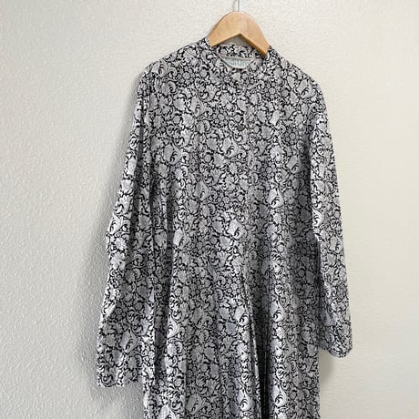 MidiUmi リバティプリントウエストシームワンピース