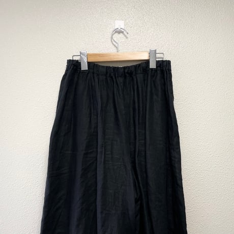 2024SS / grin  40リネン ラップキュロットパンツ