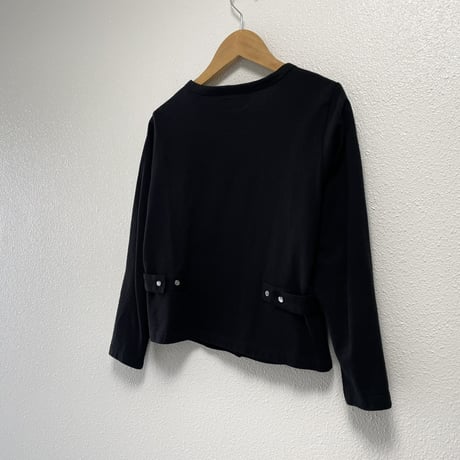 agnès b.  オーガニックコットン 長袖 カーディガンプレッション ”Le Petit”