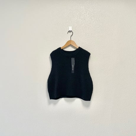 2024AW /未使用品/ mizuiro ind ワッフルニットベスト