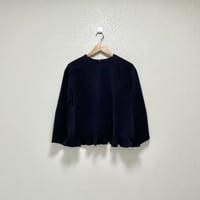 販売継続品 / anana 裾フリルブラウス ネイビー