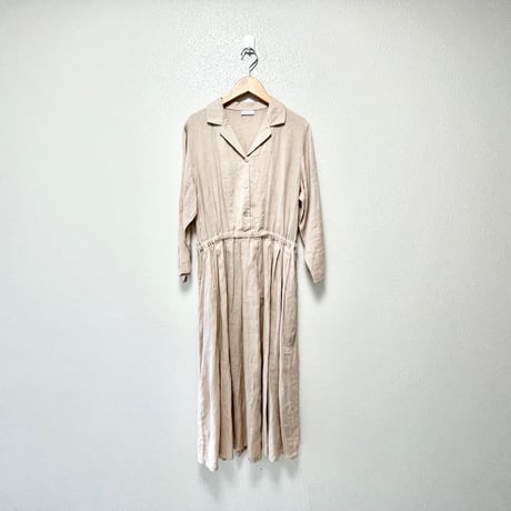 fog linen work  hal ギャザーワンピース