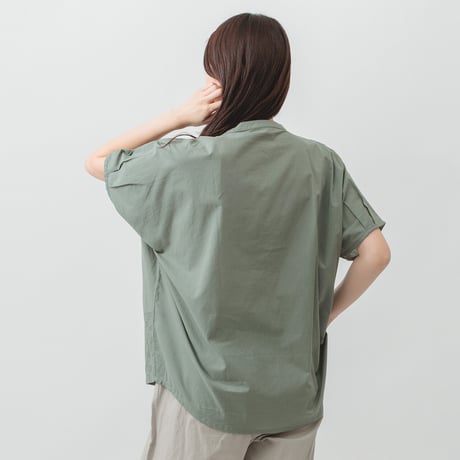 【5色展開】select 刺繍切替ブラウス