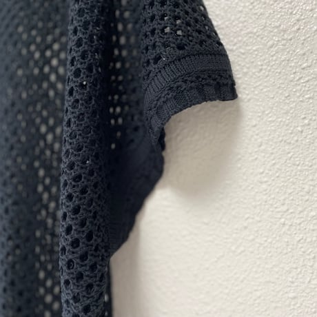 le vent souffle ハニカムメッシュニット ボトルネックプルオーバー