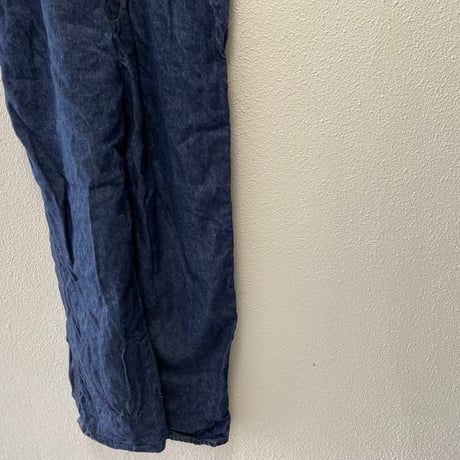 nest Robe リネンデニムオーバーオール