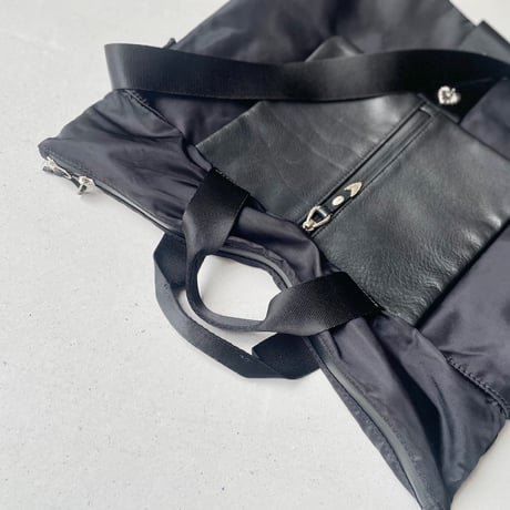 ear PAPILLONNER 【BURLAP OUTFITTER×ear】 メタルパーツコンビトートバッグ