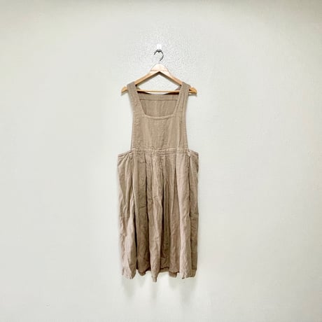 nest Robe ラミーリネン2wayエプロンワンピース