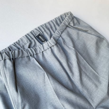 mizuiro ind センタープレスパンツ