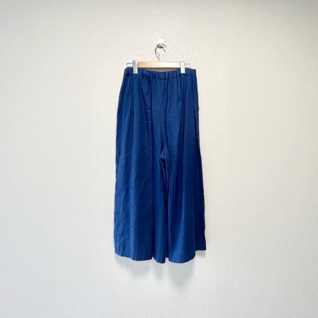 2024SS / grin  40リネン ラップキュロットパンツ