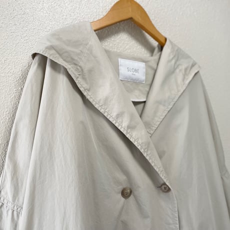 SLOBE IENA タイプライターフードポンチョコート