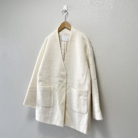 GALLARDAGALANTE シャギーノーカラーコート