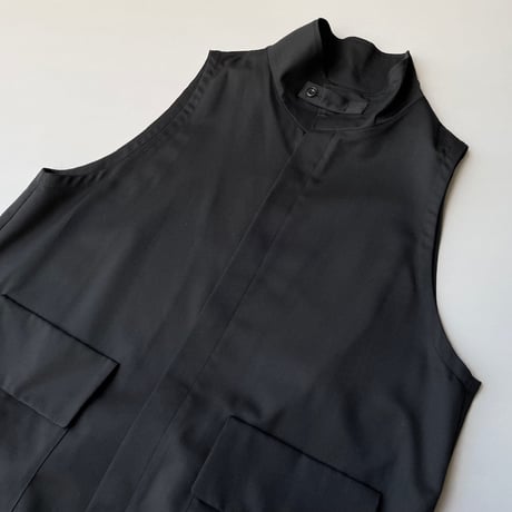 2024AW / mizuiro ind ポケット付きスタンドカラーワンピース