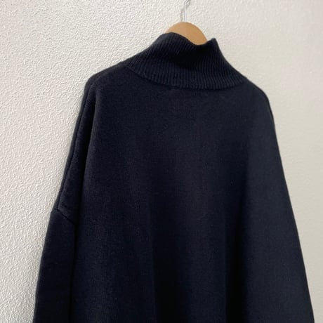 未使用品 / タグ付き / mizuiro ind  ハイネックワイドロングカーディガン
