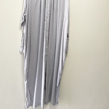 nestrobe UpcycleLinoシリーズ 重ね襟シャツワンピース