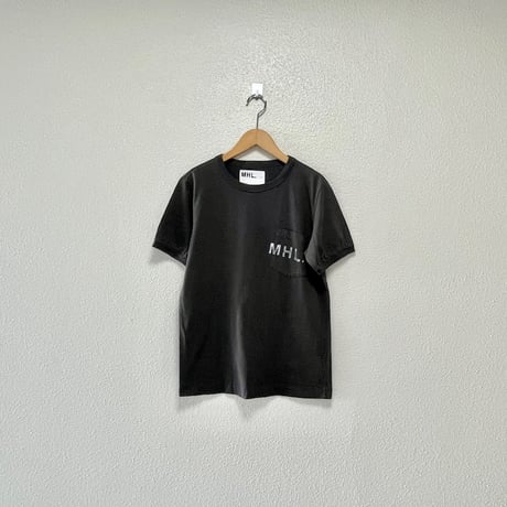 MHL. PRINTED COTTON JERSEY LOGO T-SHIRT