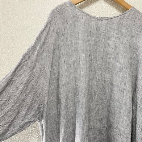 NATURAL LAUNDRY  リネンスモッグスリーブシャツ
