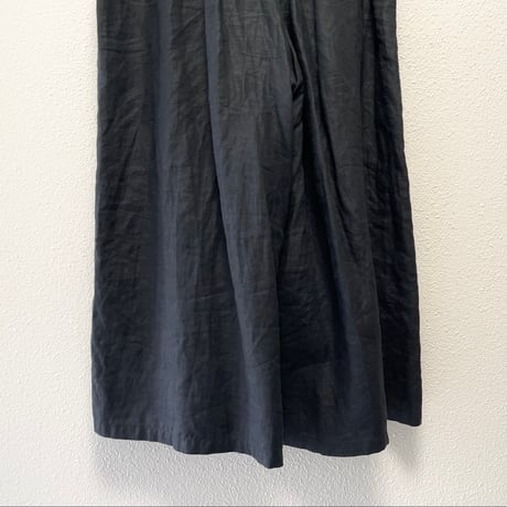 2024SS / grin  40リネン ラップキュロットパンツ
