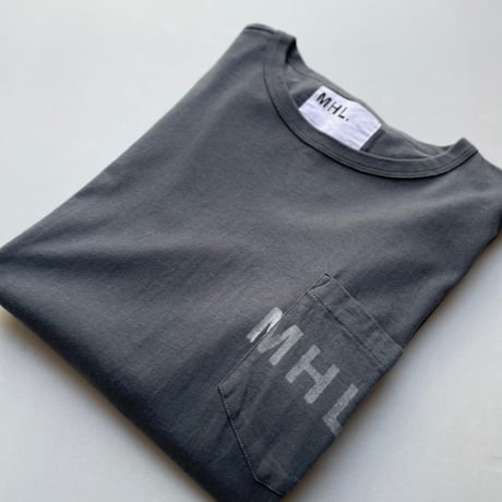 MHL. PRINTED COTTON JERSEY LOGO T-SHIRT