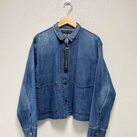 タグ付き未使用品 /  mizuiro ind  デニムショートシャツジャケット