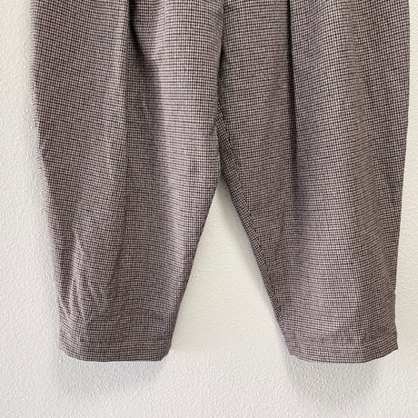 nest Robe ウールコットンガンクラブチェックパンツ