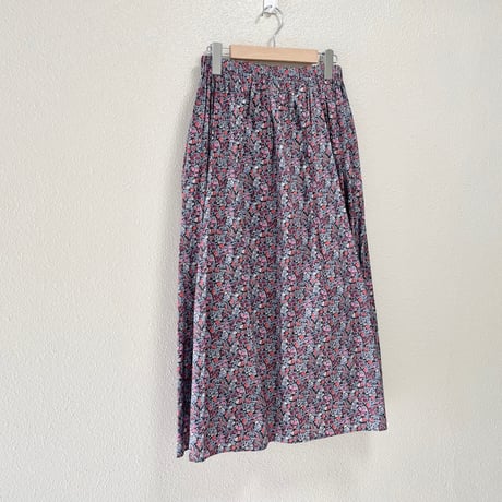 MidiUmi LIBERTY PRINT TACK GATHER SKIRT