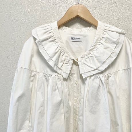 BEAMSBOY 40ブロード ヴィクトリアン ブラウス