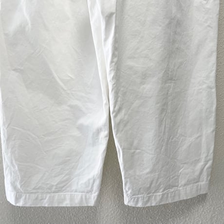 2023SS / nest Robe コットンチノ近江晒 タックパンツ