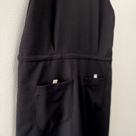 2024AW / sirone フラップネックスリーブレスコンビネゾン