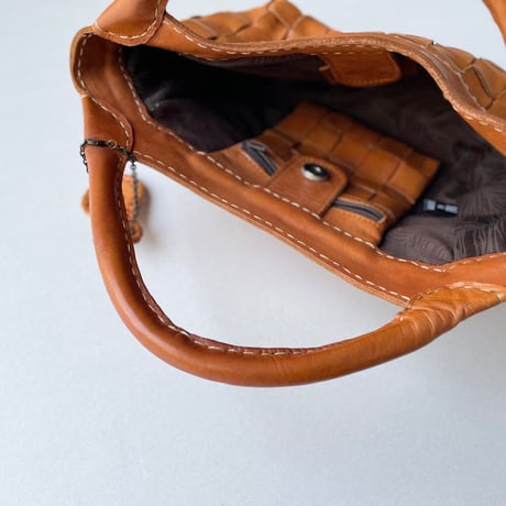 robita メッシュレザーバッグ
