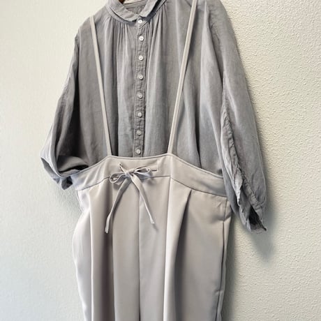 人気定番品 / 2024SS / sirone サスペンダー付きコクーンパンツ