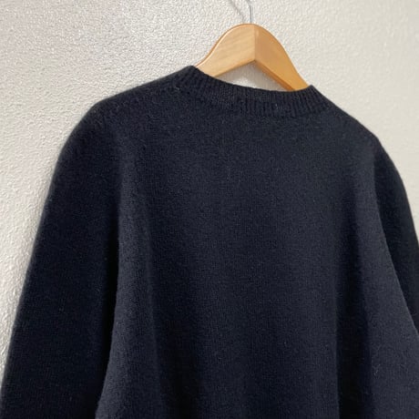 継続販売品 / RINEN 2/15ウール天竺編み(ホールガーメント)クルーネック